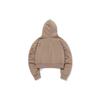 Li Ning Loose Hooded Pullover Sports Sweatshirt Women Sweatshirt Gingerbread-Brown AWDQ512-4