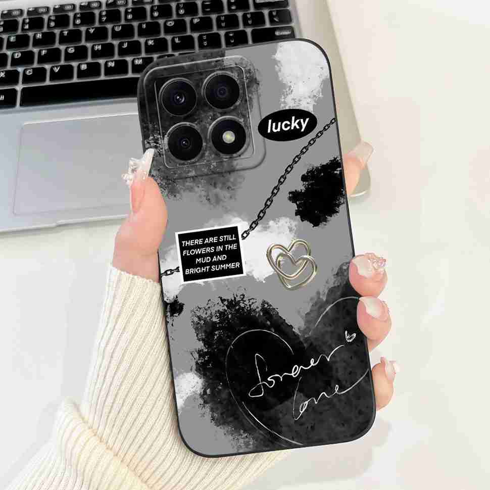 For Honor X8a 4G CRT-LX1 Case Cute Butterfly Luxury Flower Soft Silicone Cover For Huawei HonorX8a X8A CRT-LX2 6.7" Bumper Shell