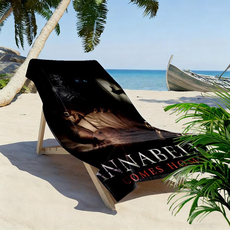 Horror Unveiled Beach Towel Outdoor Camping Soft Outdoor Pool Towel Quick-drying Swim Towel Absorbent Bath Towel Beach Towel Comfort Fashion Beach