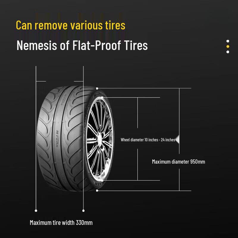 Kedehe 24-inch Fully Automatic Car Tire Changer Machine CN plug (adapter included)