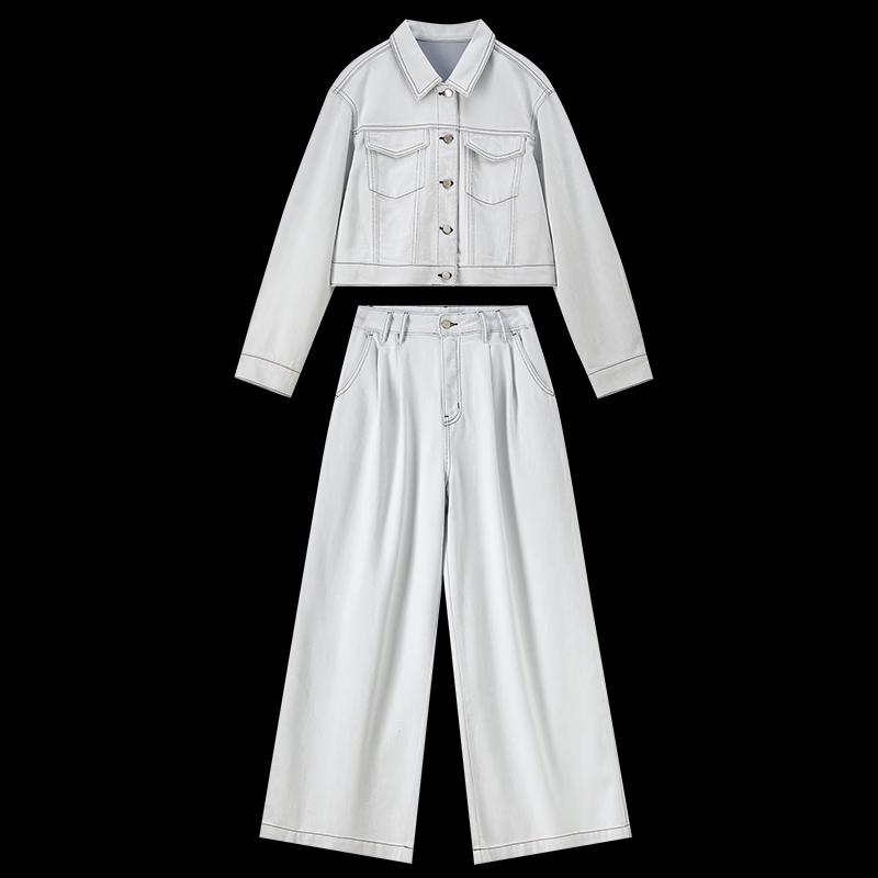 Women's Spring Denim Two-Piece Set