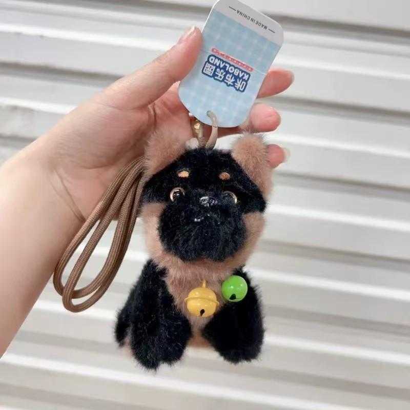 Cute Fragrant Granular Puppy Dog Pendant Plush Toy Doll Cartoon Bag Pendant Keychain Ragdoll Doll
