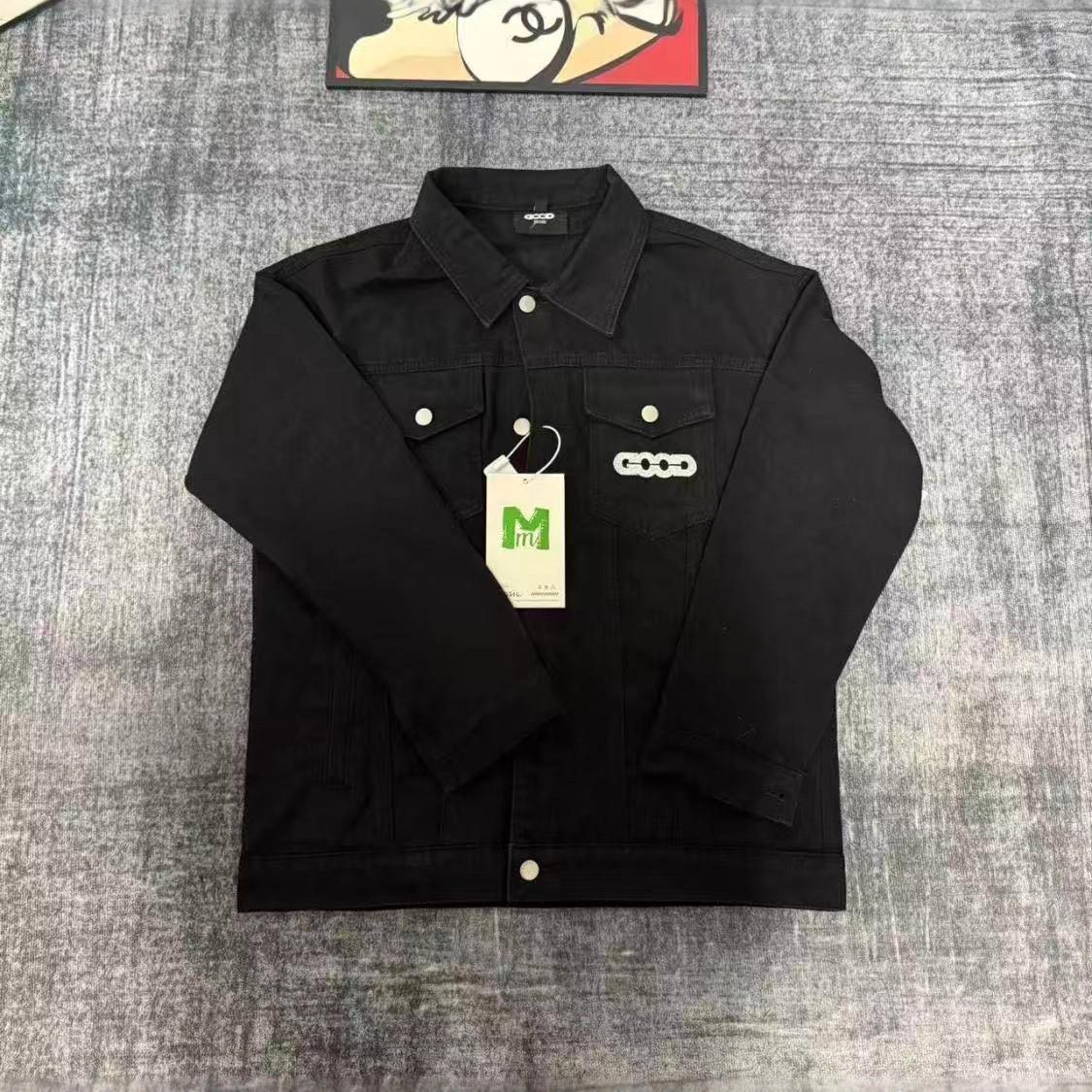 

Men s Spring-Autumn Punk Jacket - Trendy High Street Hong Kong, Harajuku, Korean Style S чорний