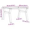 VidaXL Coffee Table Legs Y-Frame, Side Table Legs, End Table Legs Living Room Home Interior, 357921