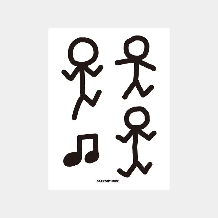 

Танцуй со мной тату-наклейка