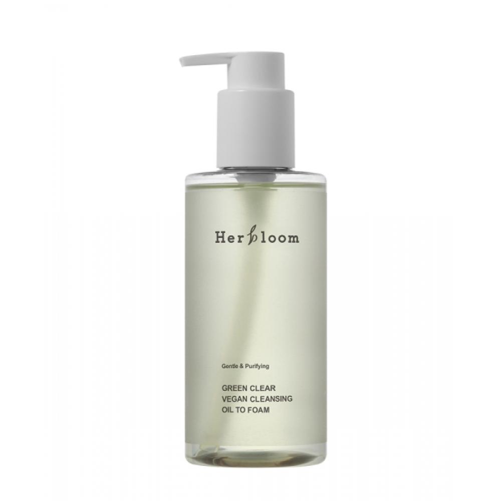 Herbloom Green Clear Vegan Cleansing Oil To Foam