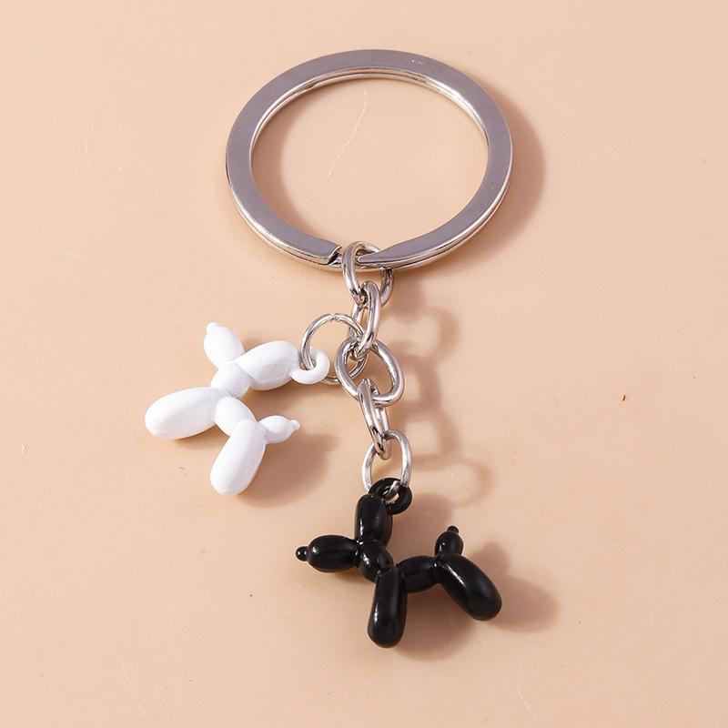 Cute Resin Cartoon 3D Elephant Keychain Animal Keyrings Pendants for Car Key Holder Handbag Decor Jewelry Gifts