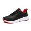 Men's shoes spring and autumn leather waterproof running shoes black oil-proof casual travel shoes sports shoes men
