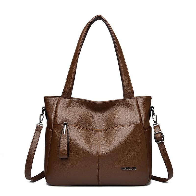 Large-capacity Women's Bag, Single-shoulder Bag, Elegant Tote Bag, Fashionable Middle-aged Mother's Bag, Practical Large Bag