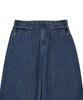WACKY WILLY [26Ss] Women'S Wide Fit Easy Denim Pants Blue