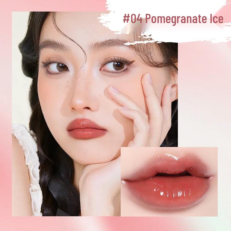 Кристальный блеск для губ Kekemood: Нелипкий, Высокоглянцевый Корейский тинт для губ Осень/Зима 2.5g