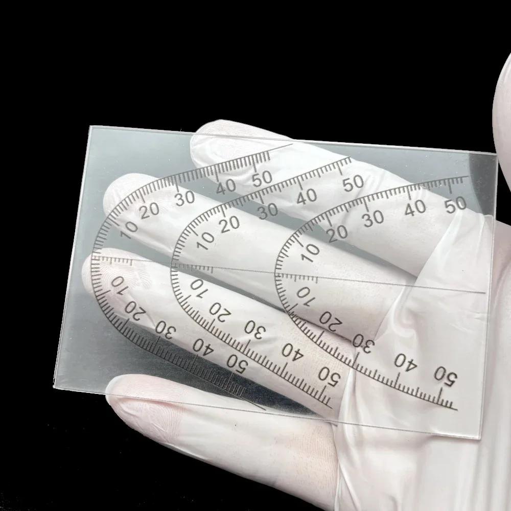 Zahnlabor Prothesenzeichnung und Ausrichtung Zahnarztlineal T-Form Untersuchung Kieferorthopädie Symmetriemessungen Multifunktional
