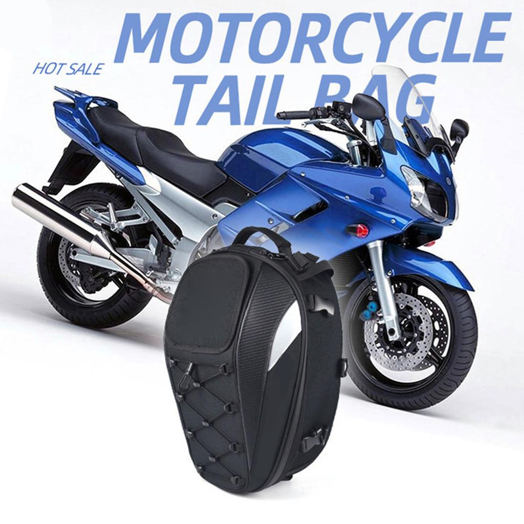 Motorcycle Rear Bag Back Seat Bag Tail Bag Multifunction Shoulder Stocked Backpack Helmet Pack