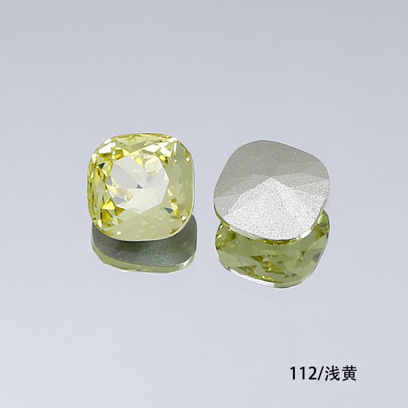 10Pcs Crystal K9 Glass Drill Tip Bottom Drill Fat Square Special-Shaped Nail Drill Clothing Accessories