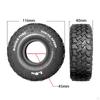 4 Pieces RC Crawler Tires Outer Diameter 11.6cm Lightweight DIY Accessories Wheel Rubber Tyre