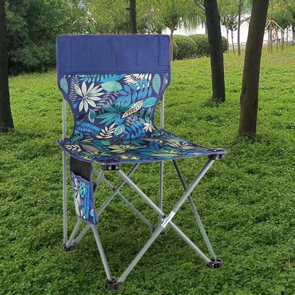 Folding Chair Outdoor Furniture Portable Camping Chair for Park Hiking Lawn