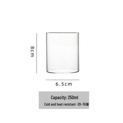 Verre Collins ZISIZ Fait Main en Verre Borosilicate Élevé
