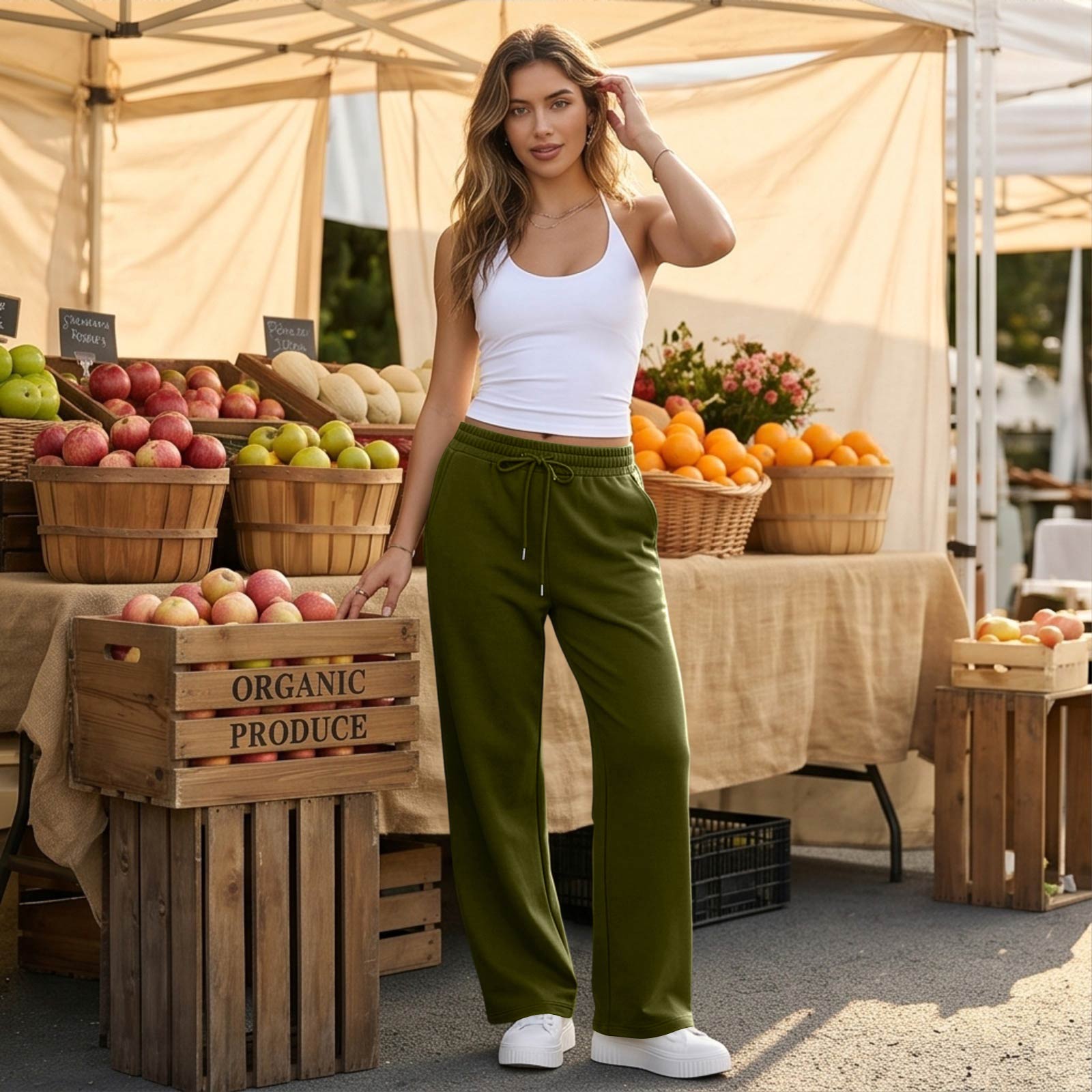 Women s Casual Wide Leg Sweatpants for and Everyday Wear L