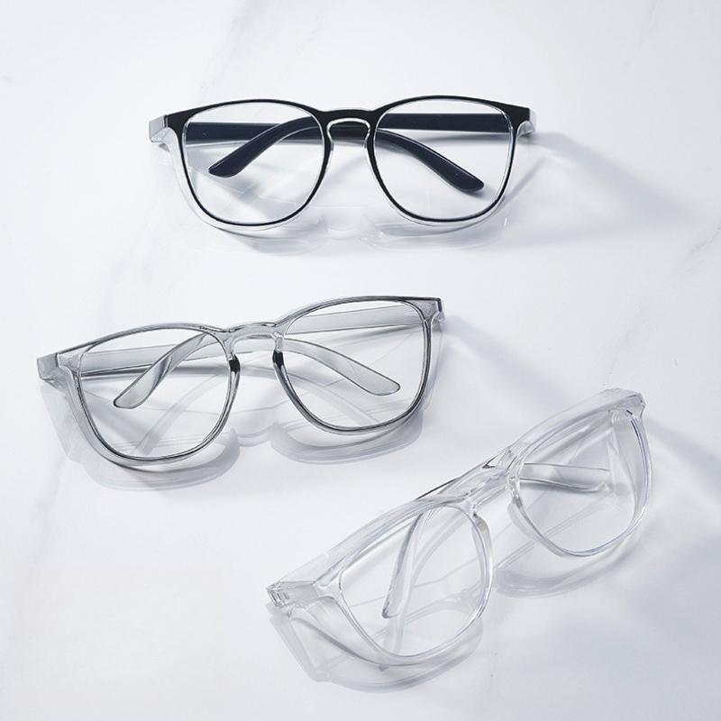 3PCS Anti-Splash Work Safety Glasses Eye Protecting Lab Goggles Protective Industrial Wind Dust Proof Goggles Cycling Glasses