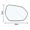 Car Exterior Rearview Mirror Heated Lens Wing Door Side Mirror Glass For Toyota Corolla