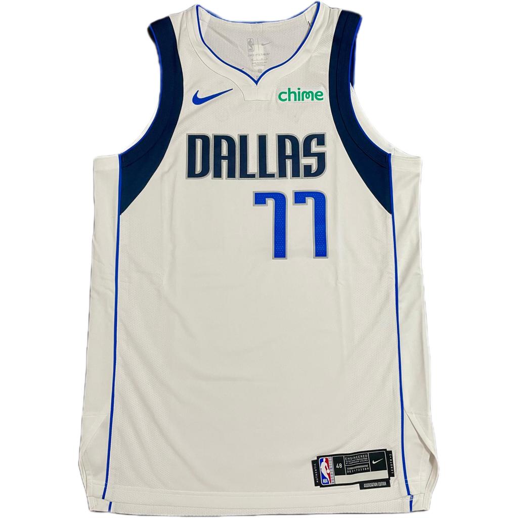 Nike X NBA Collaboration Dallas Mavericks Doncic SS25 Home White Fashion Comfortable Soft Skin-Friendly Basketball Jersey Men Jersey CW3271-103