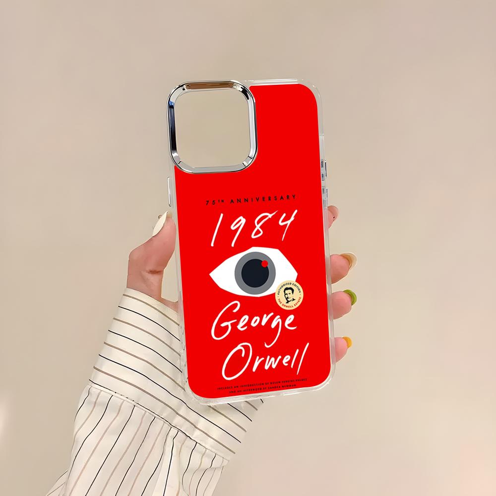 1984 George Orwell Phone Case For IPhone 17 Air 16 15 14 13 12 11 Pro Pro Max Plus Transparent Soft Cover