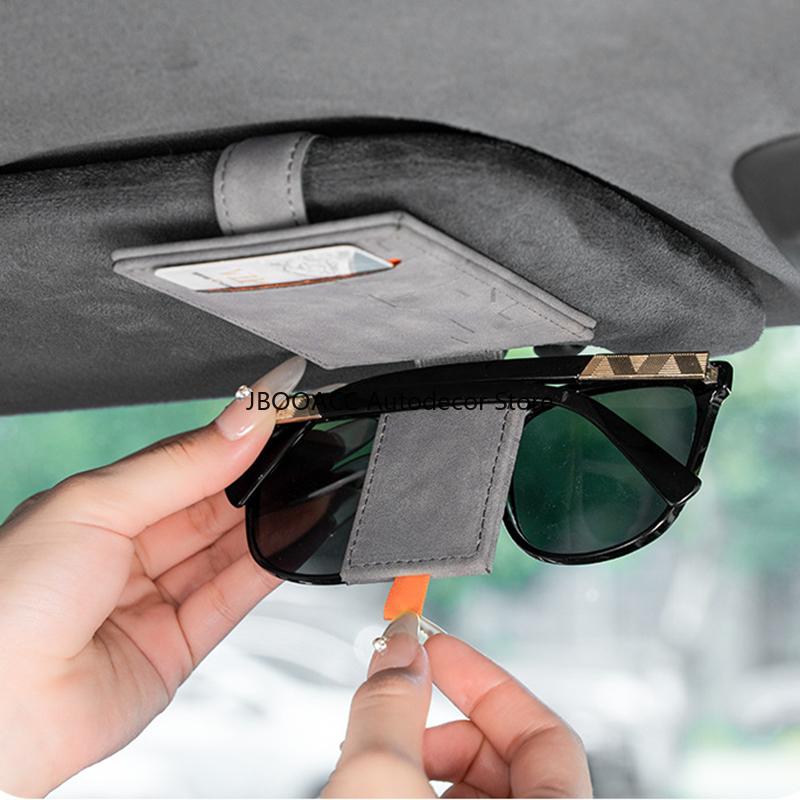 For ZEEKR 7X 001 007 X 2024 2025 Eyeglass Clip Car Sun Glasses Holder Suede Storage Box Car Glasses Case Interior Accessories
