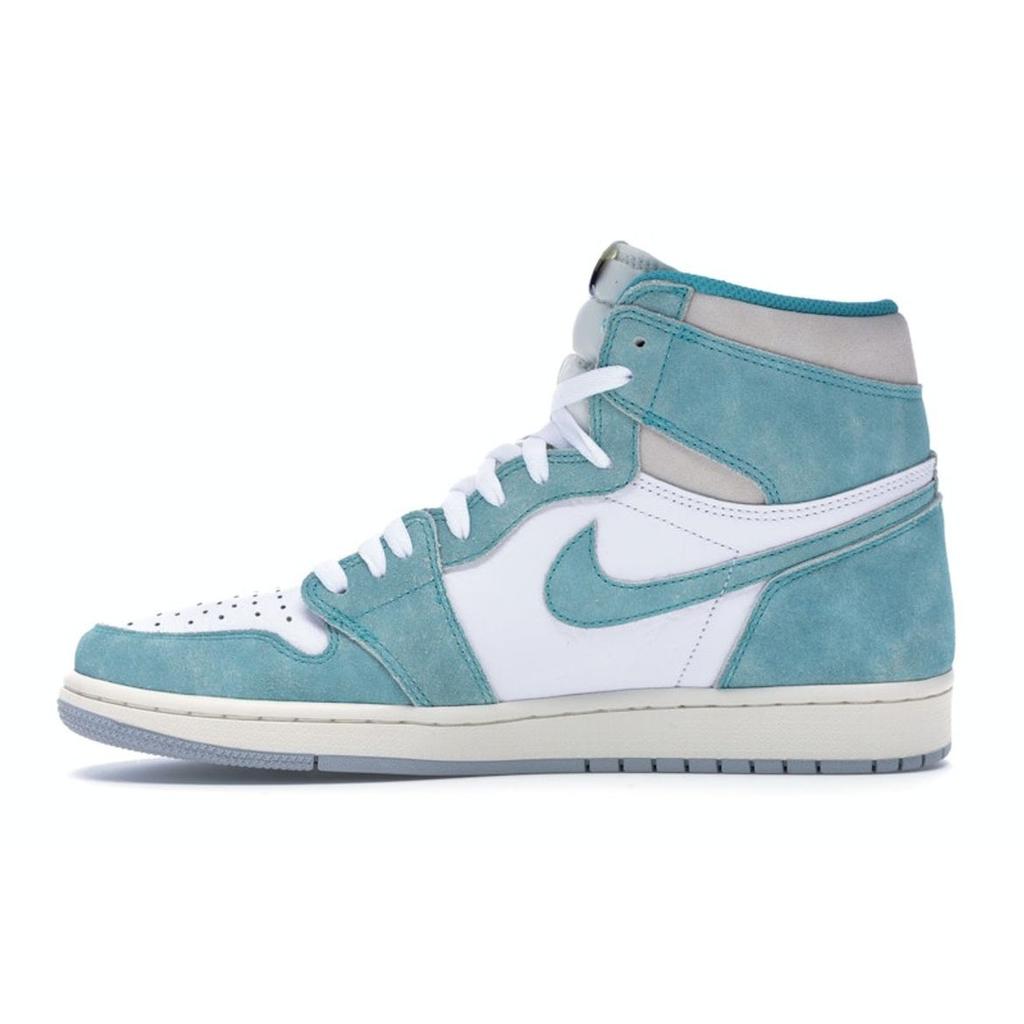 Air Jordan 1 Retro High OG Turbo Green Men Sneakers White-Light-Smoke-Grey-Sail 555088-311