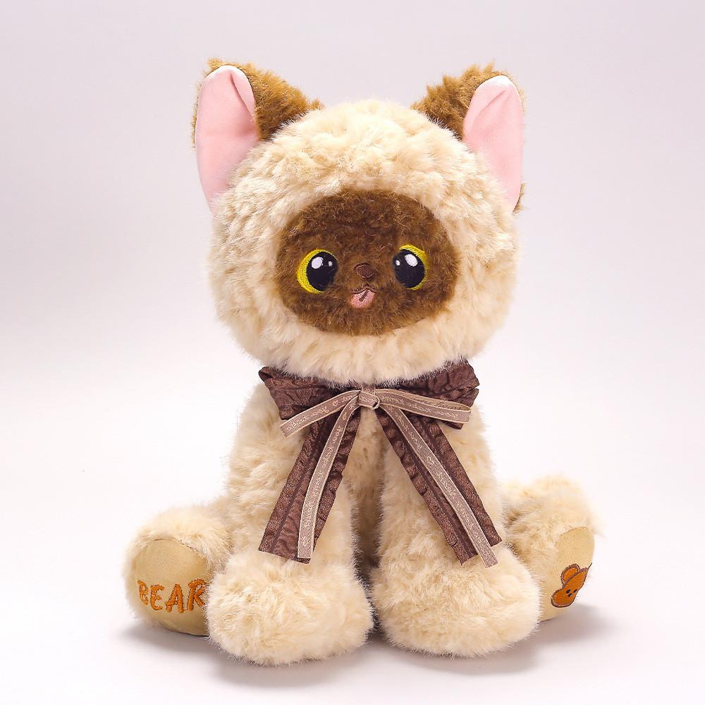 Cat Plush Toy For Kids With Super Soft Polyester Fabric Gift For Childrens Birthday