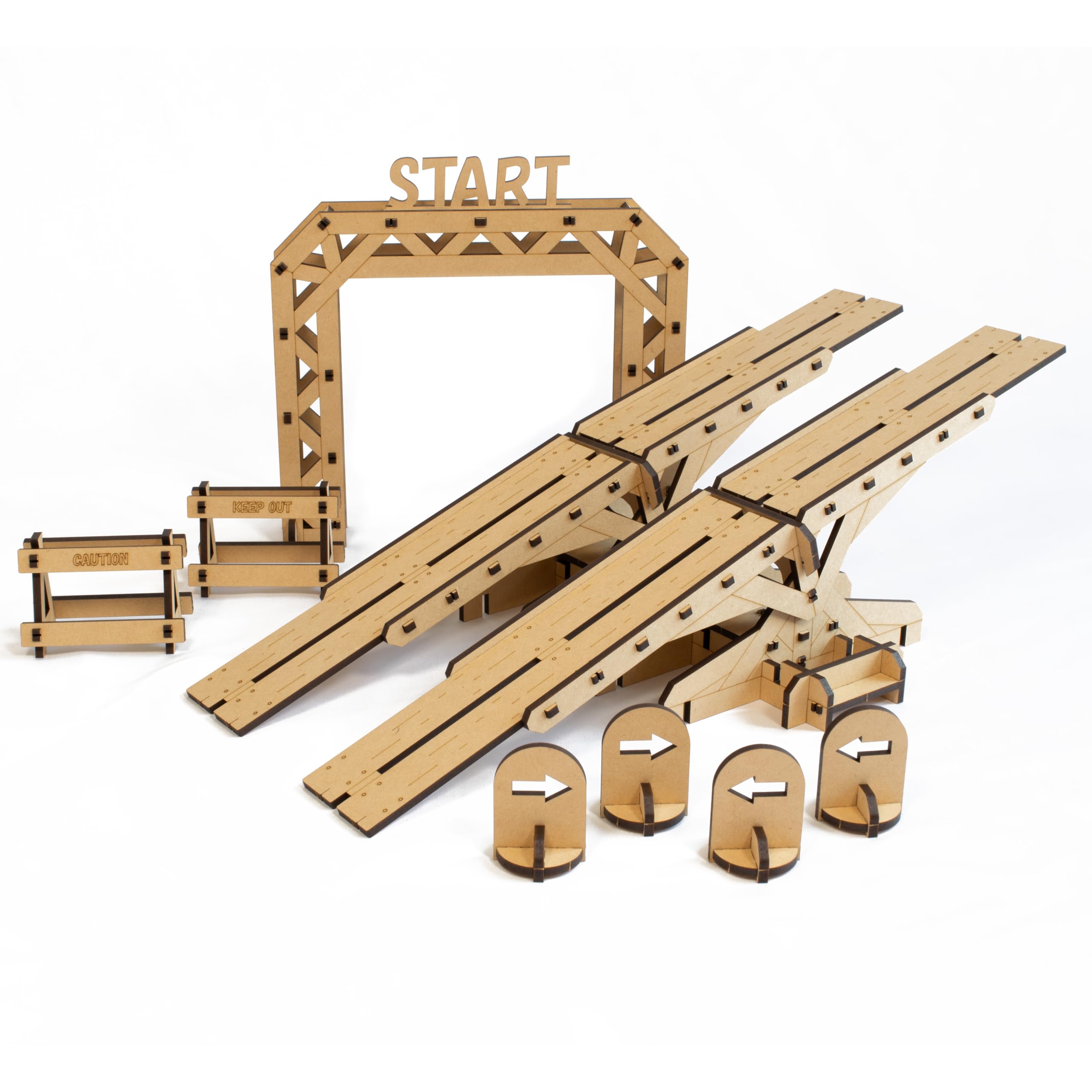 

Tsukuro Indoor Crawler Course Assembly Kit for 118-124 Scale Radio-Controlled Crawlers (Seesaw)