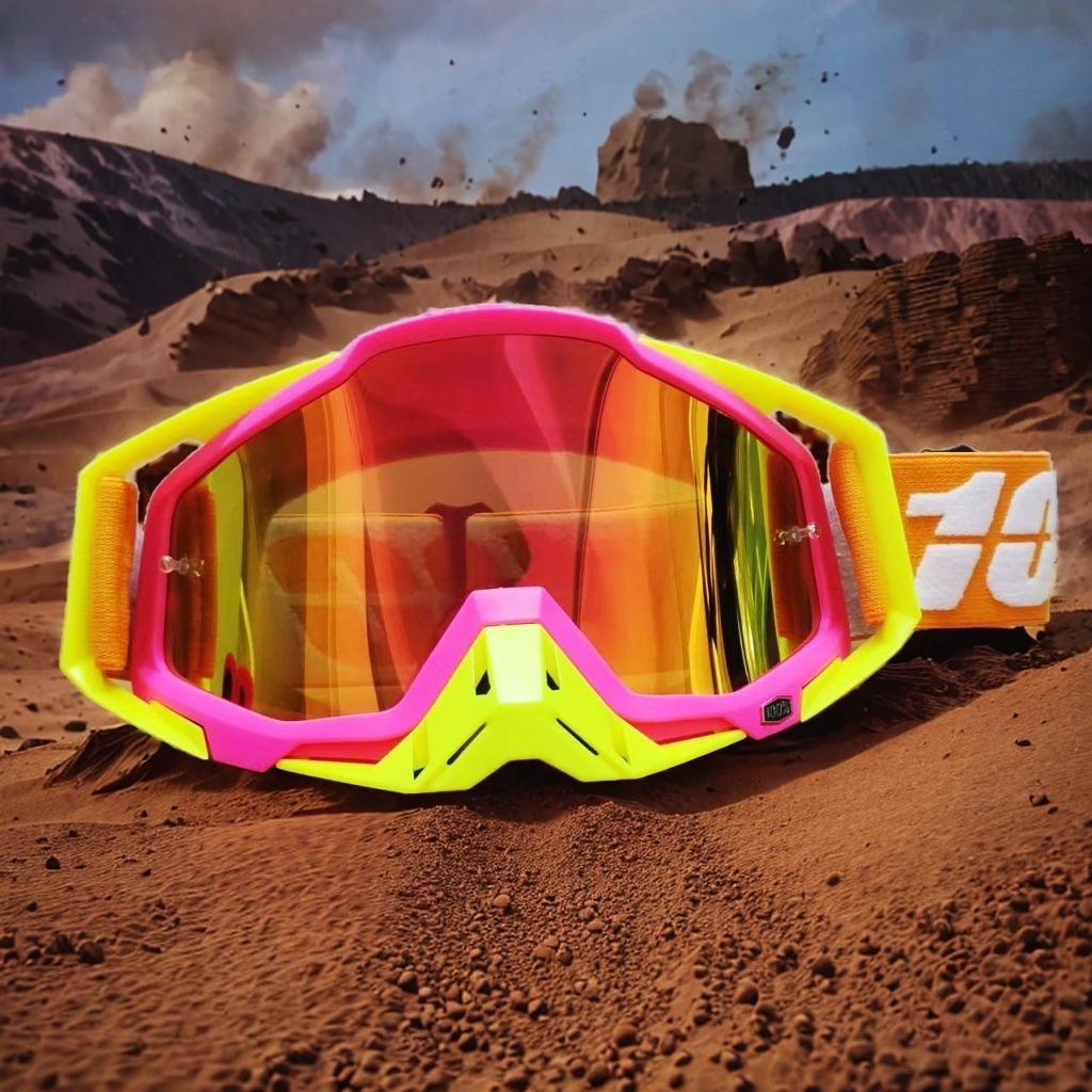 Off-Road Goggles Motorcycle Harley Rider Helmet Mountain Off-Road Windproof Dust-proof UV-proof Splash-proof Eye Protection