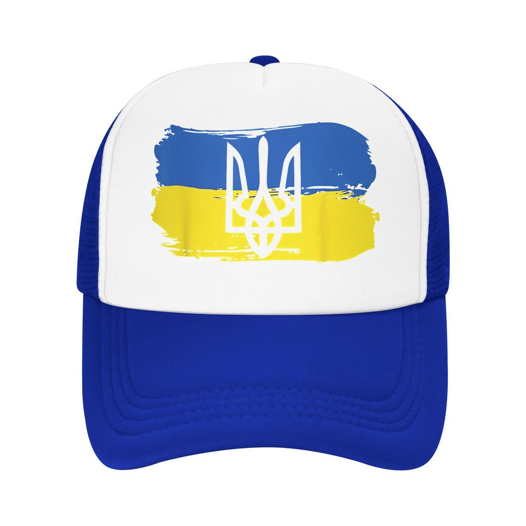 Summer Sun Hats Vintage Ukraine Ukrainian Flag Pride Baseball Cap Breathable Print Hip Hop Hats Unisex yk Cute Baseball Caps