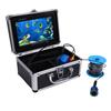Underwater Fishing Camera 7 Inch Screen Fish Finder with 8 LED Lights Water Proof Aluminum Alloy Case 30m Cable for