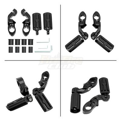 1-1/4"32mm Highway Engine Guard Motorcycle Footpegs For Harley Electra Glide Ultra Classic FLHTCU Sportster XL Dyna Softail