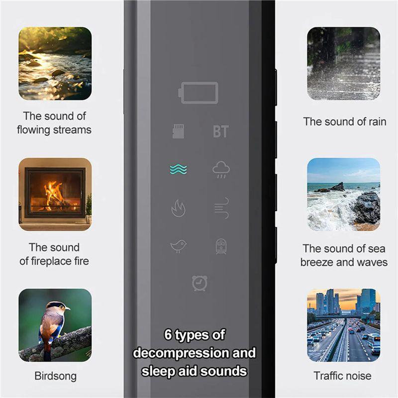 ABUO-2X Under Pillow Speaker Bluetooth Mini Bone Conduction Sound Box Wireless Soundbar Improve Sleep White Noise Speaker