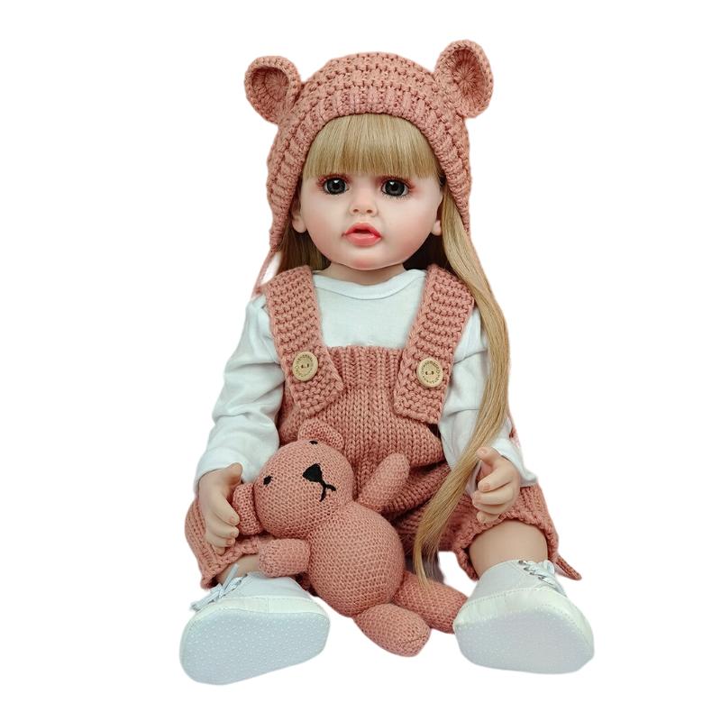 

Реалистичная кукла реборн для девочки, новорожденная, подвижная, в свитере, игрушка, как живая, подарки для детей