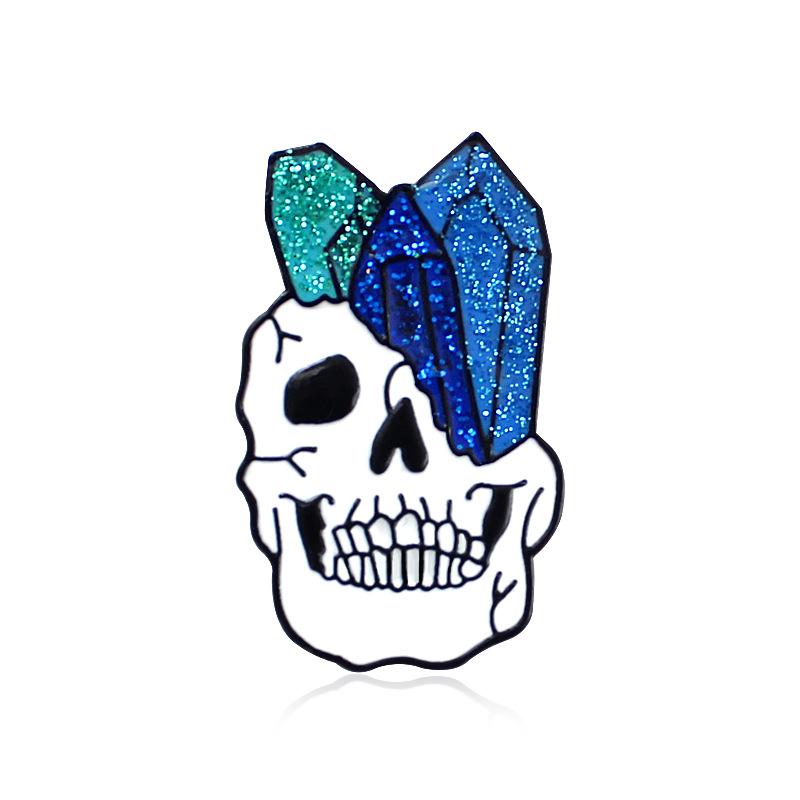 Personalized Skull Brooch - Creative Alloy Badge for Denim Jackets