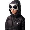 Asics Down Jacket Fashion Versatile Hooded Zipper Long Sleeve Kids outerwear Black 334241073002-001