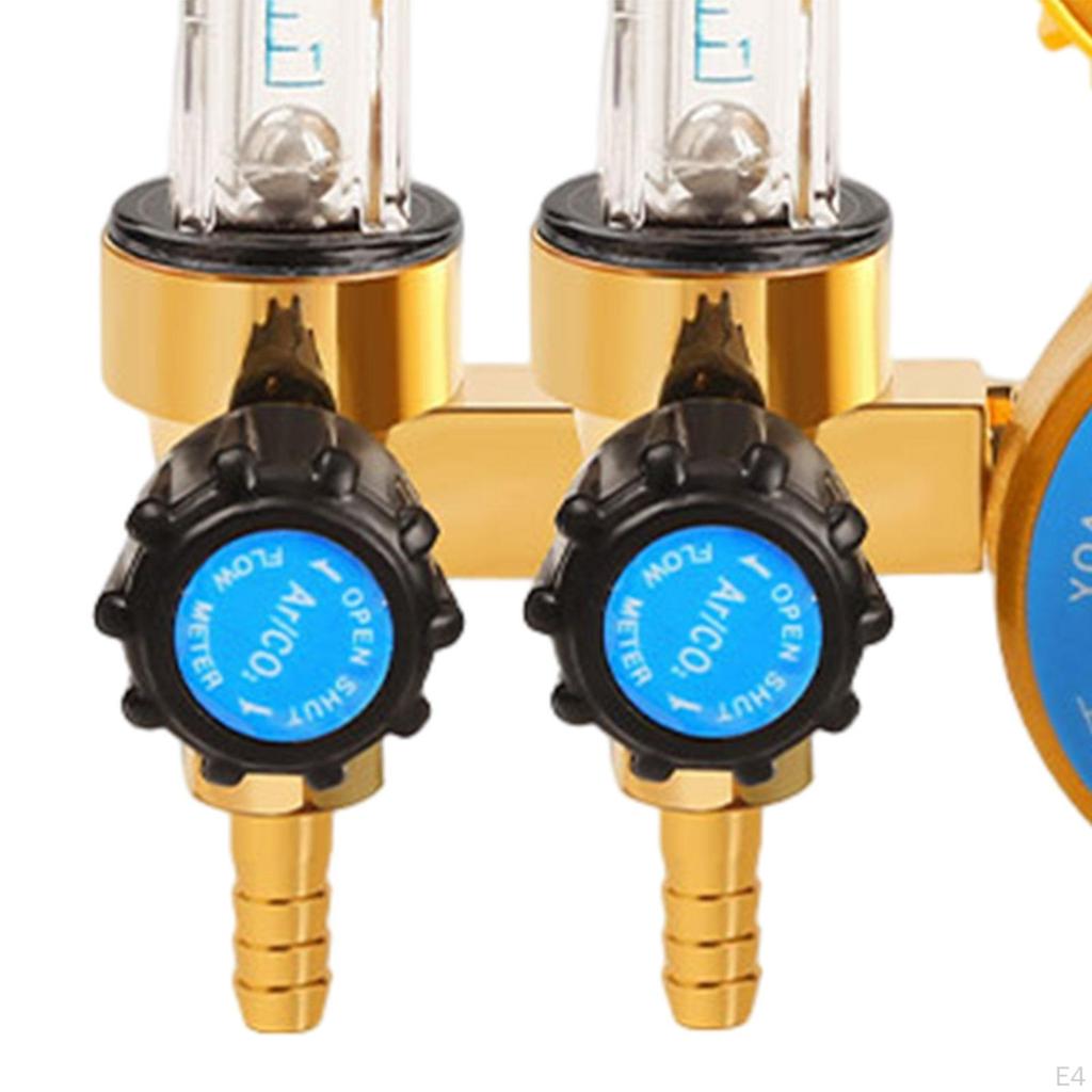 Argon / CO2 Mig Flowmeter Gas Regulator Gauge Welding