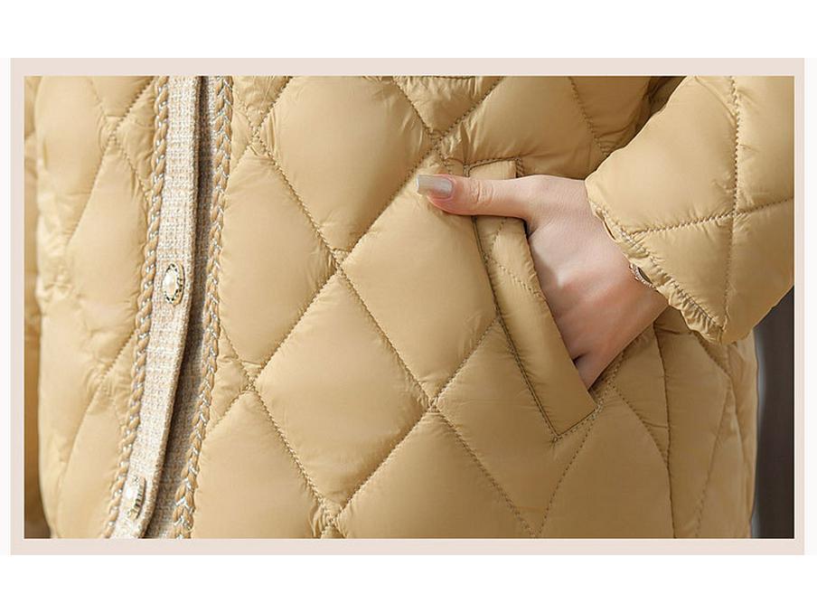 Mid-Aged Women's Short Cotton-Padded Jacket - New Autumn/Winter Style