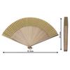 Kyoto Folding Light Made in Japanese Personal Long x Wide Fan, Green, Kyoto, Japan, Men's, Handmade, Accessory, Reversible, Gift, 22.5cm 41.5cm (Open)