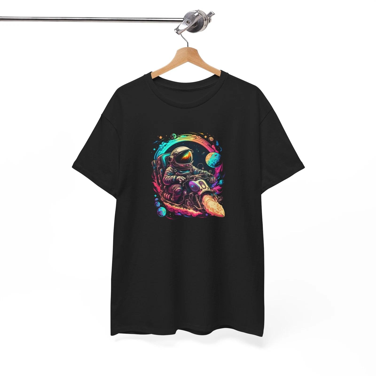 Futuristic Space T-Shirt | Sci-Fi & Galactic Adventure Tee S