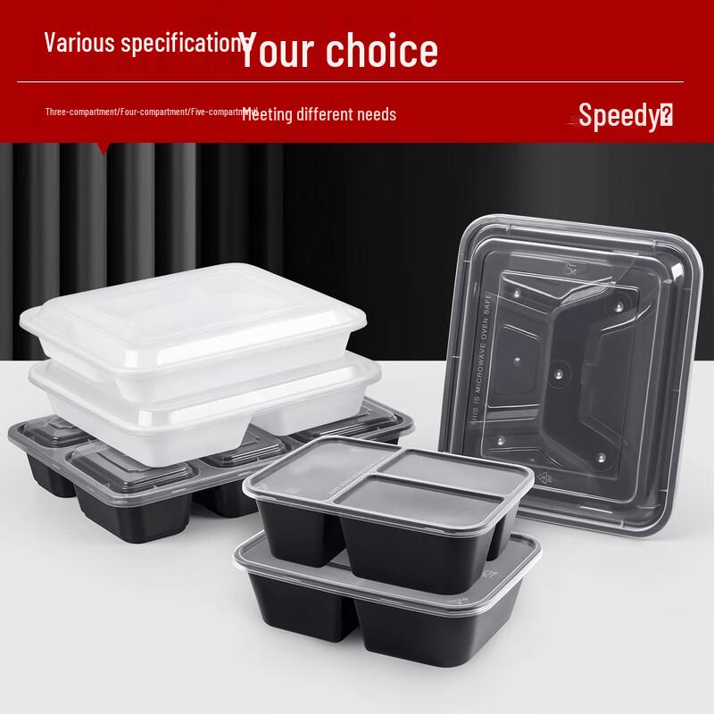 Disposable Divided Plastic Meal Box