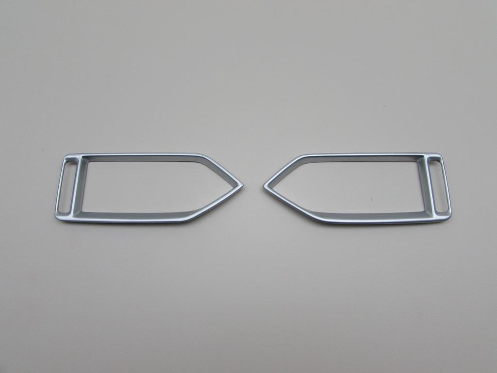 BRIGHTZ KF Front Side Air Conditioning Satin Silver Interior CX CX-5 Rings, 2-Piece [INT-ETC-143], Panel, KFEP, KF2P, KF5P, KFE, KF2, KF5, FP, 2P, 5P,