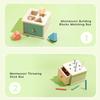 Montessori Wooden Color Shape Sorting Toy Drawer Box Busy Board Matching Game for Kids Fine Motor Skills Training Sensory Toy