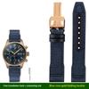 For IWC Pilot Nylon Genuine Leather watch band for IWC Mark 18 Balack Aces Portuguese original style woven canvas strap Bracelet
