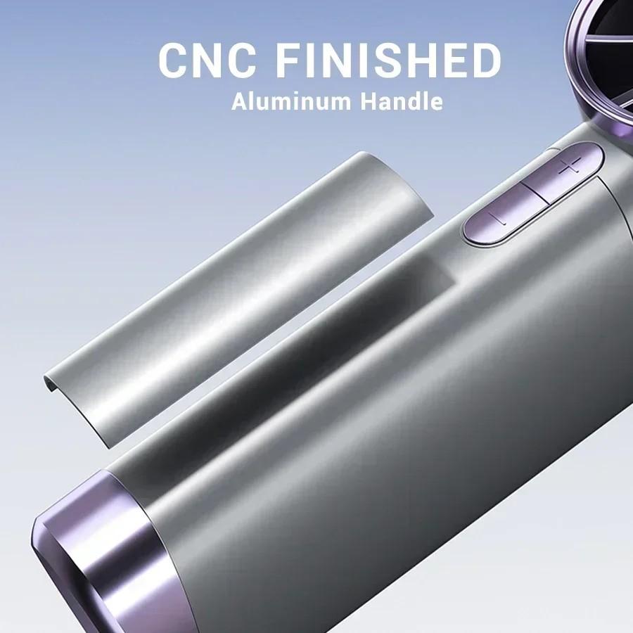 Portable Handheld Fan 1-100 Speeds Adjustable Turbo 3000mAh Battery Fans with LED Display Rechargeable Ice Cooling Personal Fan