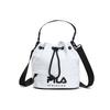 Athletics Casual Drawstring Closure Fabric Bucket Bag Women Bags Jade-White A13W211169F-WT