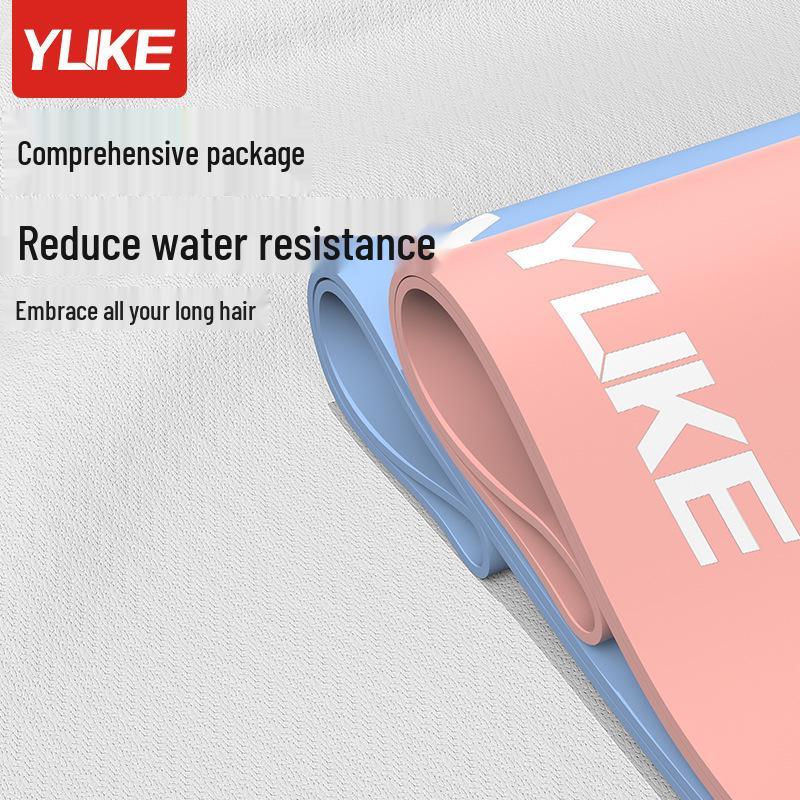 Extra Large Waterproof Silicone Swimming Cap for Long Hair - Comfortable, Ear-Protective, Professional Anti-Slip Design for Adults