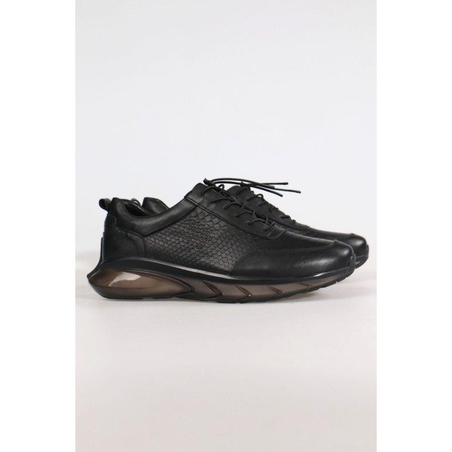 Men's Genuine Leather Thick Sole Casual Sports Shoes